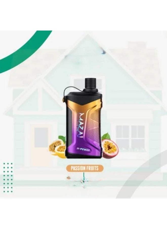 Mazaj M-Power VAPE Passion Fruit 20k PUFFS 6mg Disposable Vape - Image 2
