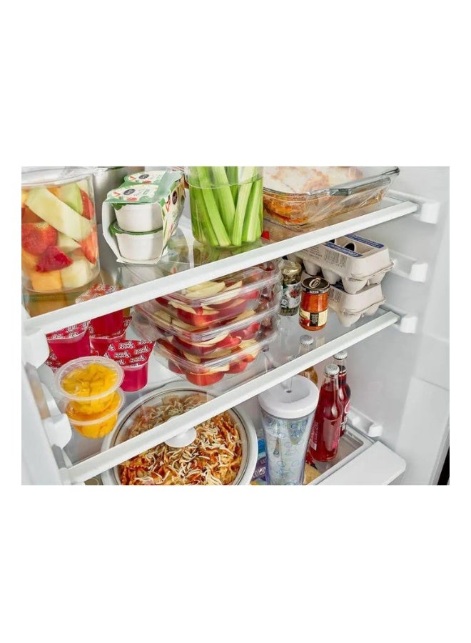 بروماتيك ثلاجة بروماتيك بابين سعة 7.2 قدم (204 لتر) لون سلفر موديل NDR-225L — تبريد وتجميد منفصل، كفاءة توفير طاقة، تصميم أنيق مناسب للمنازل والمكاتب - Image 5