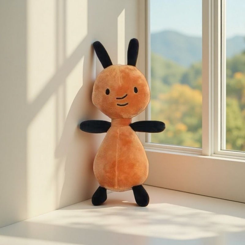 Cute Brown Ant Plush Toy Doll Soft Huggable Stuffed Animal Machine Washable Bedtime Companion Birthday Christmas Gift - Image 3