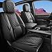 DuDuWang Car Seat Cover Custom Fit for Dodge Ram 1500 2500 3500 20022026 Faux Leather Seat Cover Set Compatible with Crew Quad Regular Cab Pickup Truck Cushions Black Front Seat - Image 2