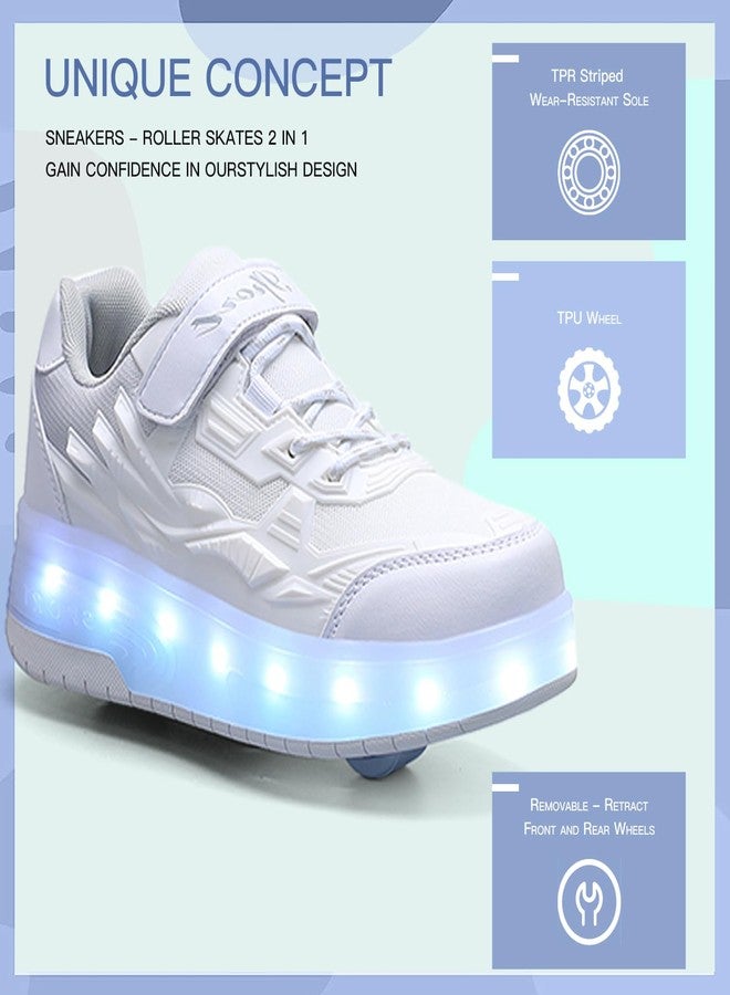 Pairobin Kids Roller Skates - Roller Skate Shoes - Sneakers 2-in-1 Roller Shoes Suitable for Outdoor Sports Start The Adventure and Freedom Journey and Enjoy The Fun of Childhood - Image 3