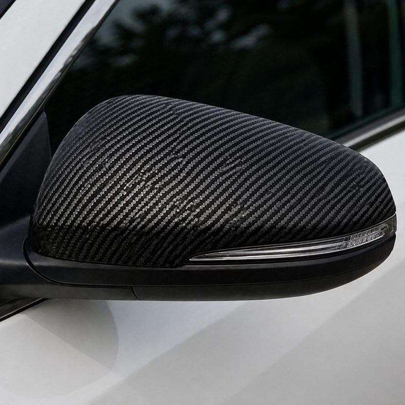 CVANU Self Adhesive Black 5D Carbon Fiber Vinyl Wrap Film Car Wrapping Vinyl Sticker for All Car_ 12''x72''inch - Image 2