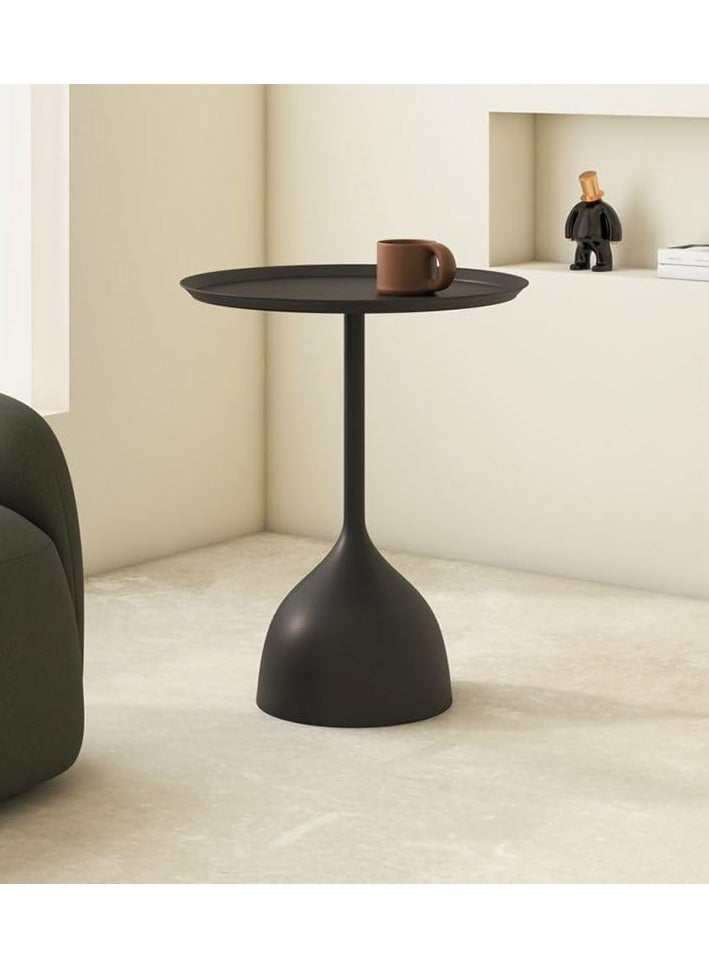 Generic Coffee Table, Simple Design Round Table, Space Saving Coffee Table for Living Room, Bedroom, Office  - Image 2