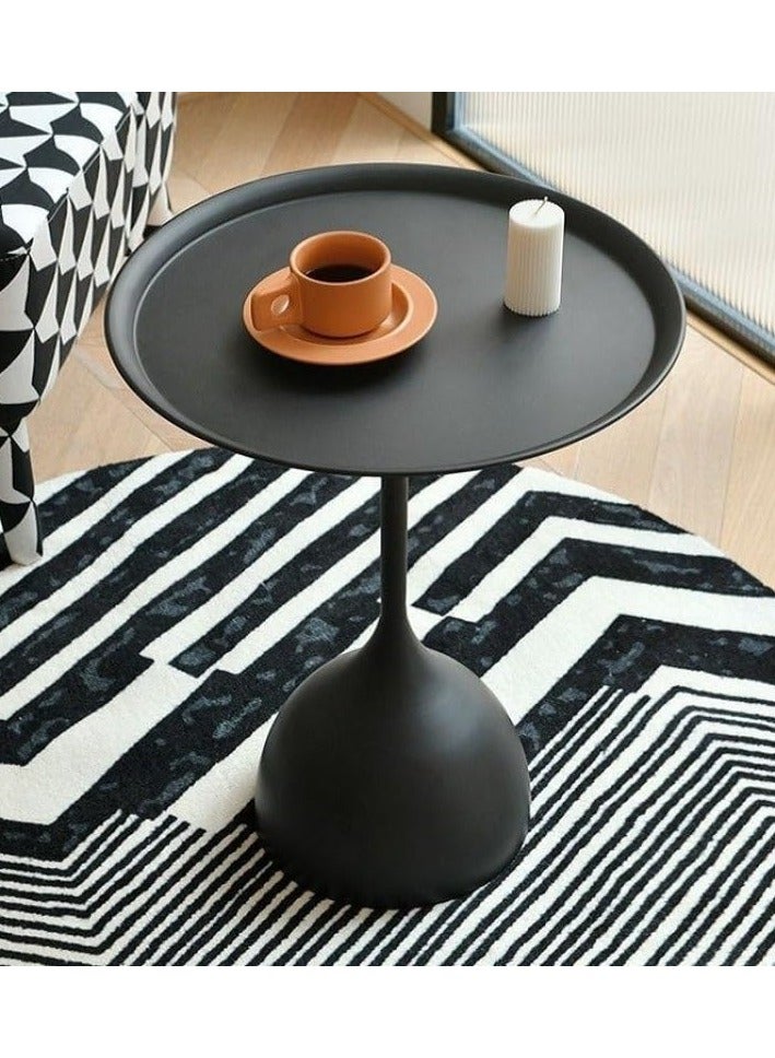 Generic Coffee Table, Simple Design Round Table, Space Saving Coffee Table for Living Room, Bedroom, Office  - Image 5