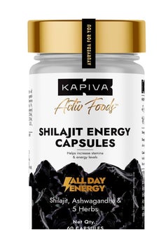 Kapiva Shilajit/Shilajeet Energy 60 Capsules | Made with 100% Pure Shilajit | For All Day Energy & Stamina | With Ashwagandha,Gokshura | 100% Ayurvedic - pzsku/Z5D12957CCEF132B8E394Z/45/_/1738147144/c26979d8-2a4e-46d8-9d03-502b901b5db8