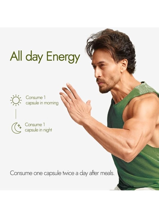 Kapiva Kapiva Shilajit/Shilajeet Energy 60 Capsules | Made with 100% Pure Shilajit | For All Day Energy & Stamina | With Ashwagandha,Gokshura | 100% Ayurvedic  - Image 4