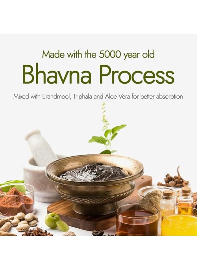 Kapiva Kapiva Shilajit/Shilajeet Energy 60 Capsules | Made with 100% Pure Shilajit | For All Day Energy & Stamina | With Ashwagandha,Gokshura | 100% Ayurvedic  - Image 5