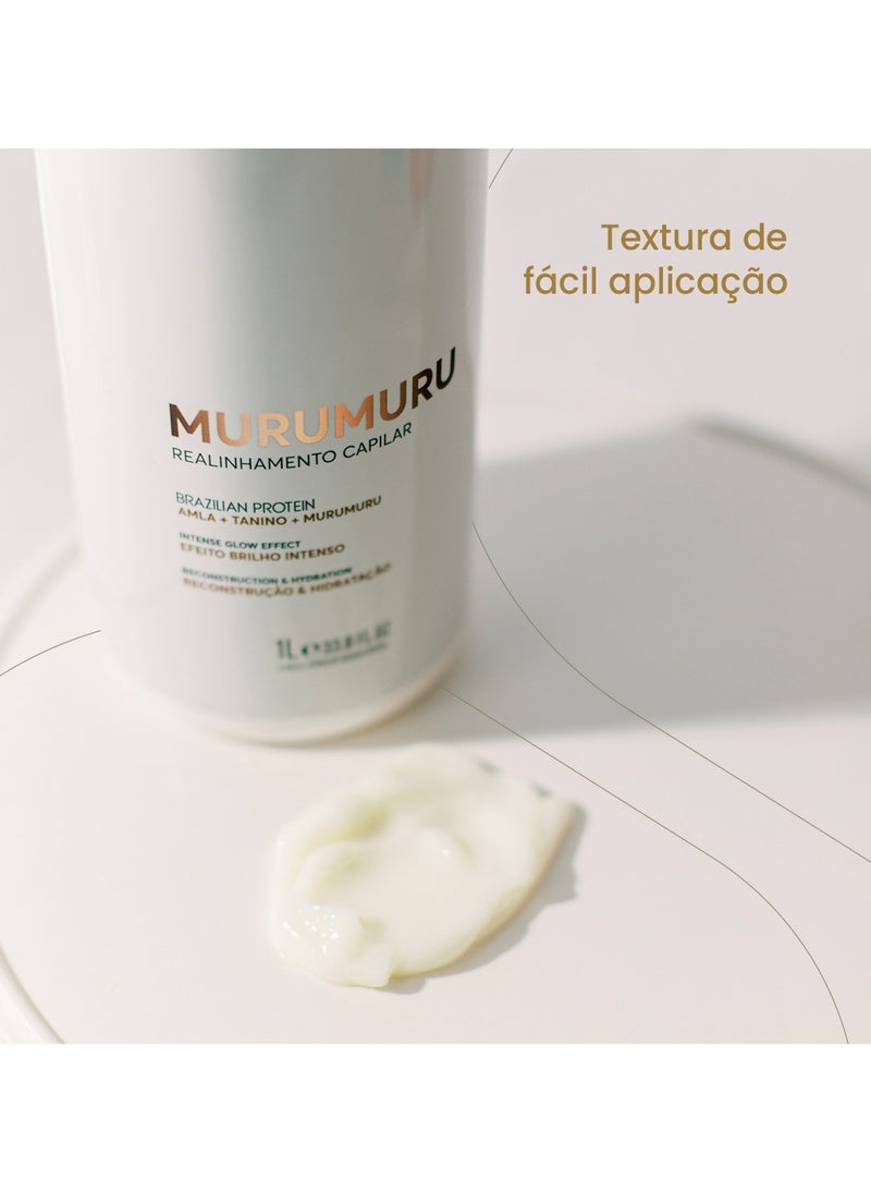 MYBRASIL HAIR CARE Murumuru Hair Protein – Professional-Grade Smoothing & Repair, Formaldehyde Free 1000 ml - Image 4