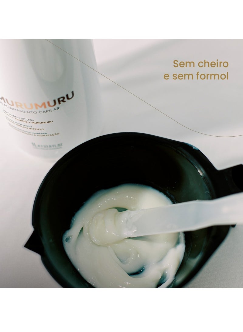 MYBRASIL HAIR CARE Murumuru Hair Protein – Professional-Grade Smoothing & Repair, Formaldehyde Free 1000 ml - Image 3