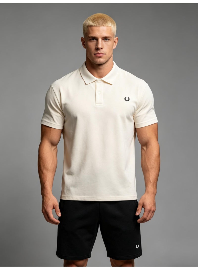 فريد بيري Fred Perry unisex laurel wreath logo Polo shirt, breathable cotton short sleeves, classic loose casual models for men and women. - Image 4