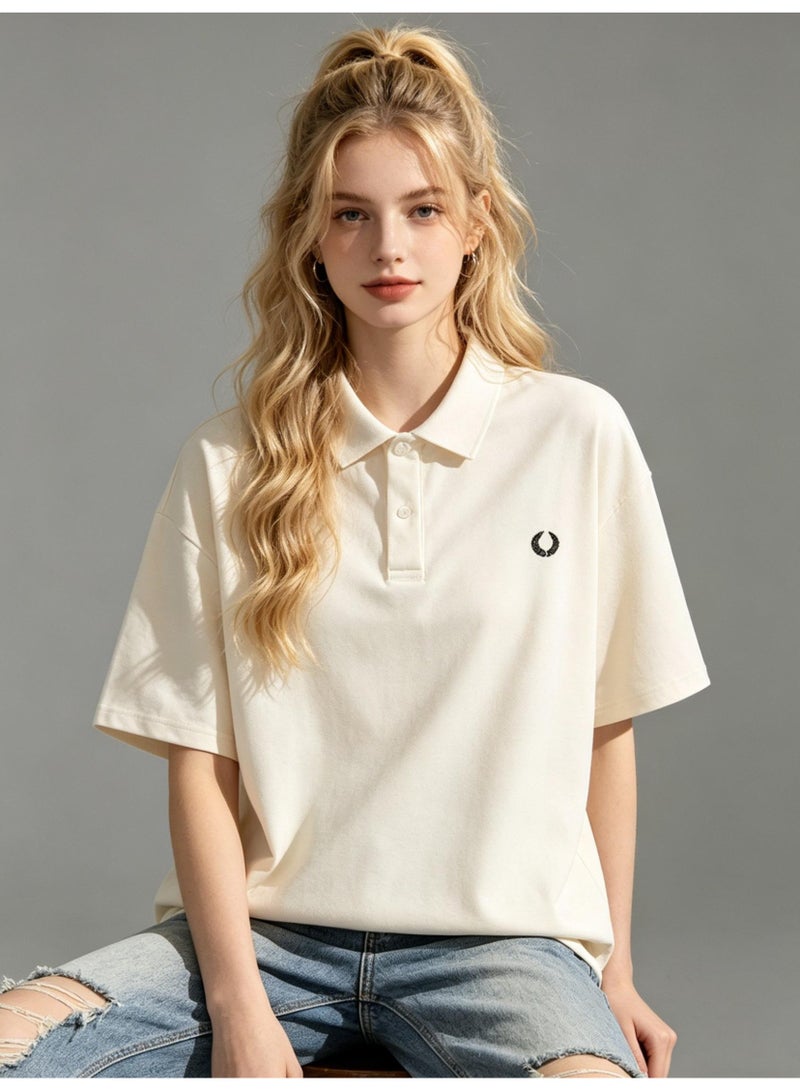 فريد بيري Fred Perry unisex laurel wreath logo Polo shirt, breathable cotton short sleeves, classic loose casual models for men and women. - Image 2