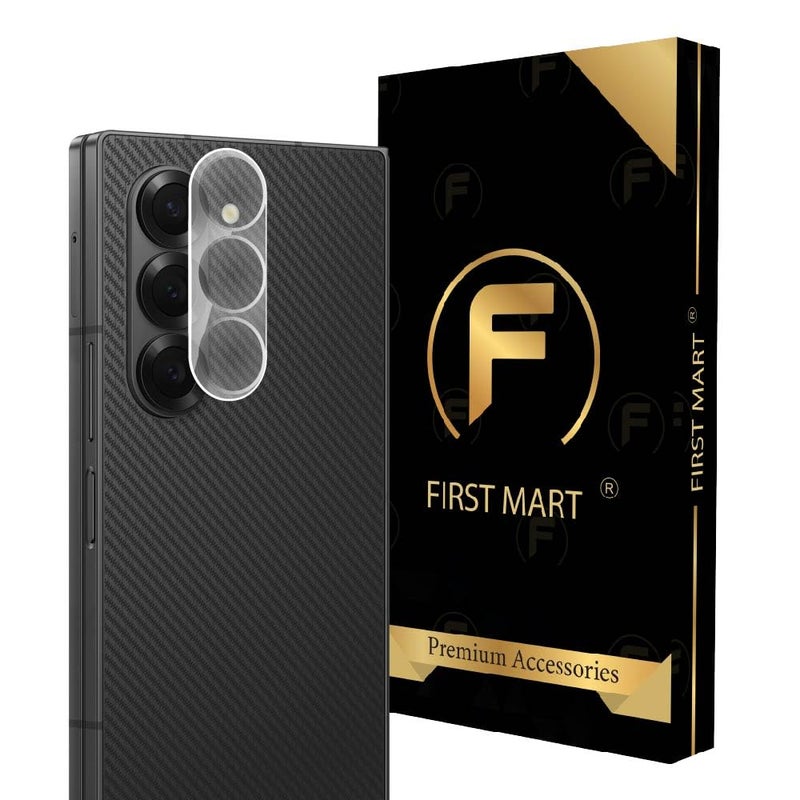 FIRST MART Premium Camera Lens Protection For Samsung Galaxy Z Fold 6 (7.6 Inches) With Edge To Edge Coverage (Full Transparent) (Pack of 1) - Image 1