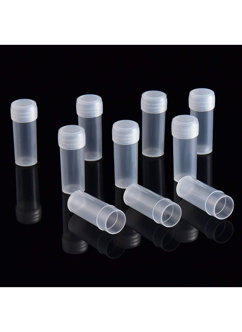 DIY Crafts DIY Crafts 1008 Botles Funnel ClearTransparent 5 ml Plastic Sample Bottles Mini Clear Storage Case with Lid for Accessories Parts Small Items DIY 1008 Botles Funnel ClearTransparent  - Image 5
