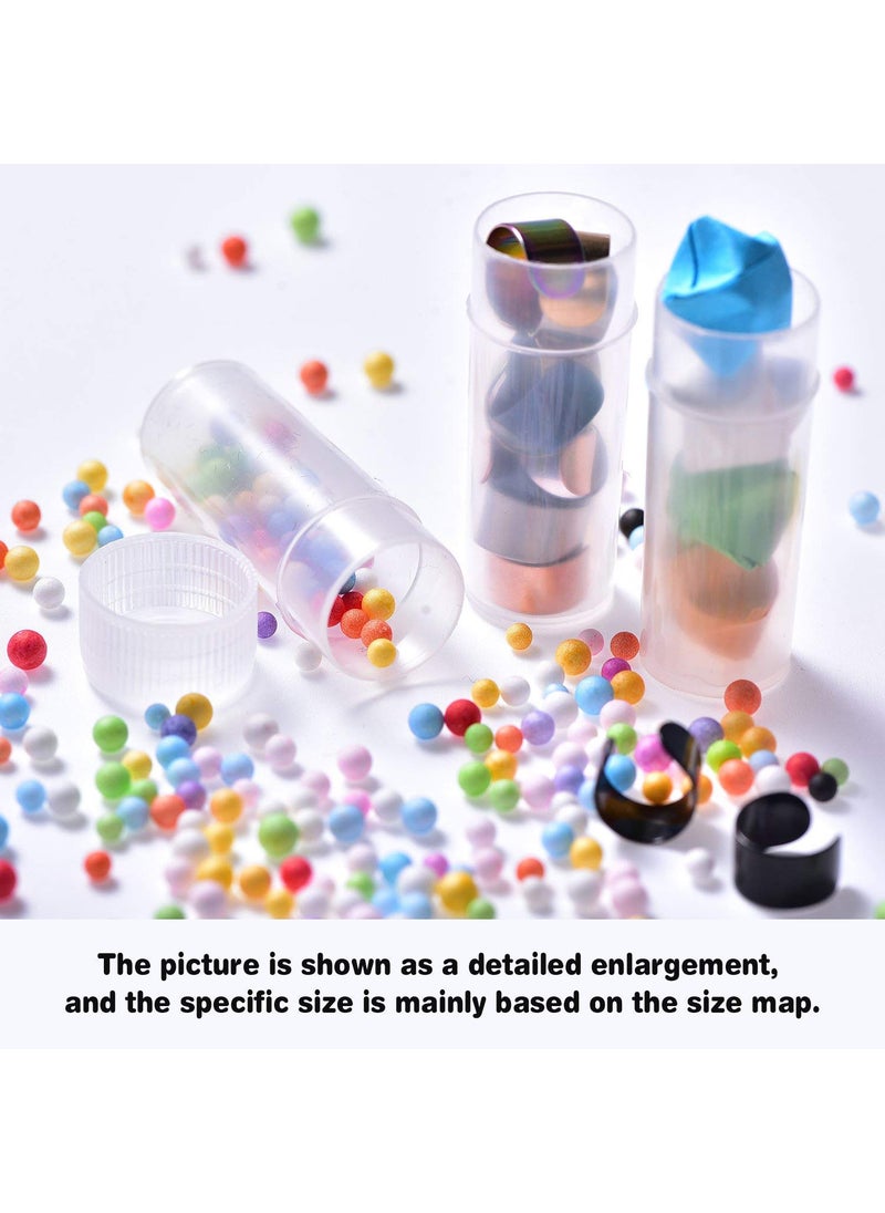 DIY Crafts DIY Crafts 1008 Botles Funnel ClearTransparent 5 ml Plastic Sample Bottles Mini Clear Storage Case with Lid for Accessories Parts Small Items DIY 1008 Botles Funnel ClearTransparent  - Image 4