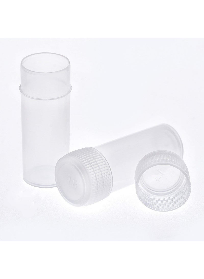 DIY Crafts DIY Crafts 1008 Botles Funnel ClearTransparent 5 ml Plastic Sample Bottles Mini Clear Storage Case with Lid for Accessories Parts Small Items DIY 1008 Botles Funnel ClearTransparent  - Image 3