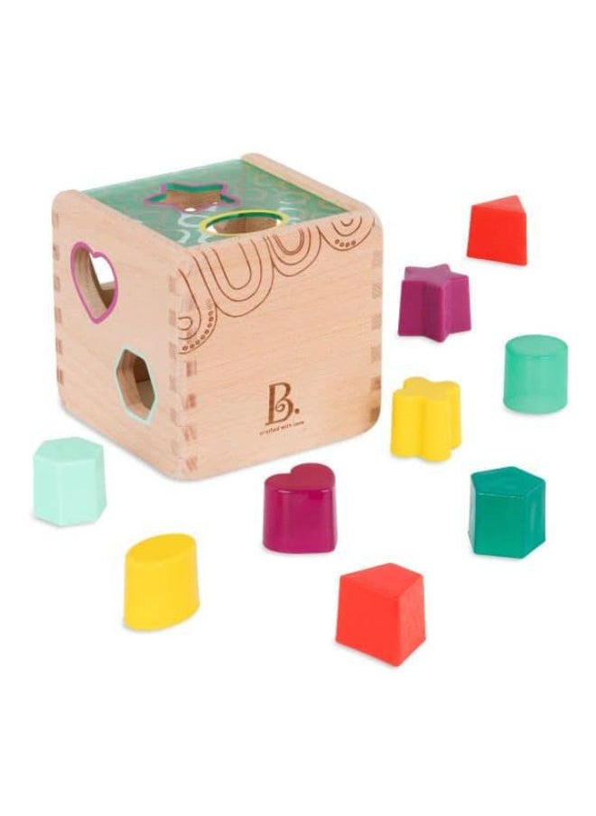B. Toys Wooden Shape Sorter  - Image 1