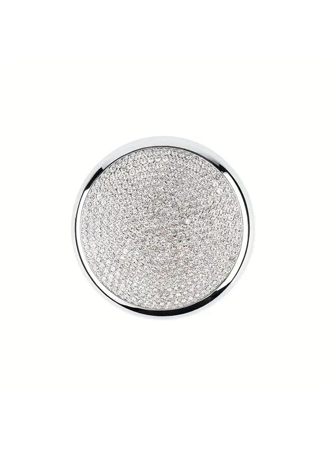 White Rhinestone Center Console Knob Cover For Mercedes Glc260 C Class Elegant Interior Accessory - Image 3