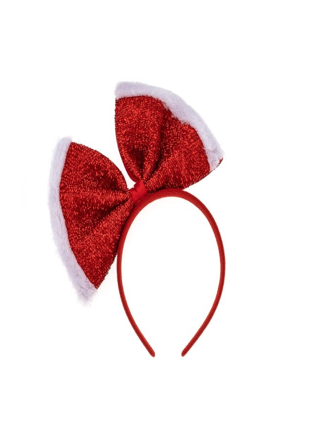 Madison Tyler Oversized Christmas Bow Headbands for Girls | Cute Soft Accessories for Christmas Party | Holiday Gifts for Kids and Women - Image 1