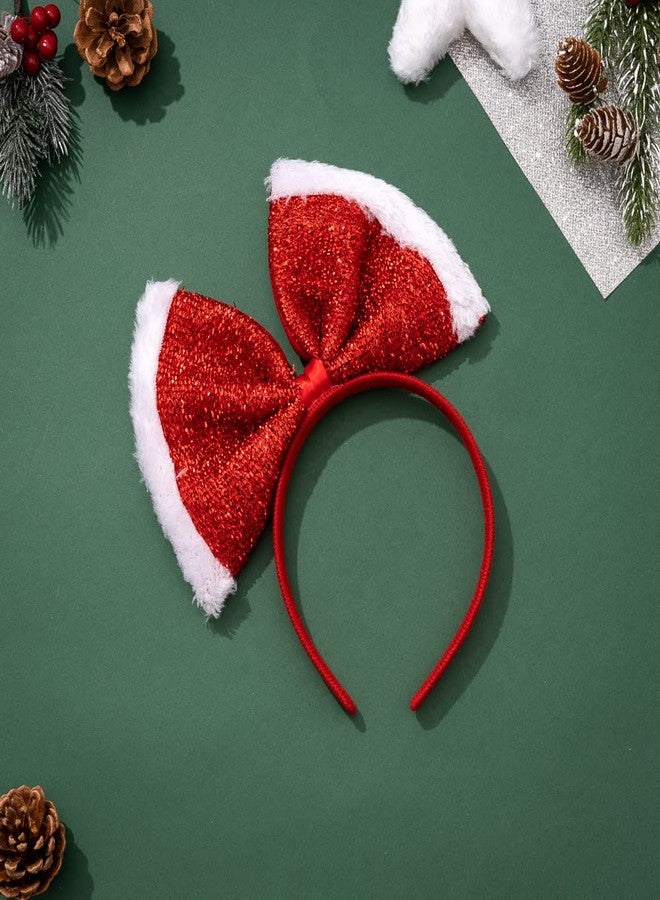 Madison Tyler Oversized Christmas Bow Headbands for Girls | Cute Soft Accessories for Christmas Party | Holiday Gifts for Kids and Women - Image 5