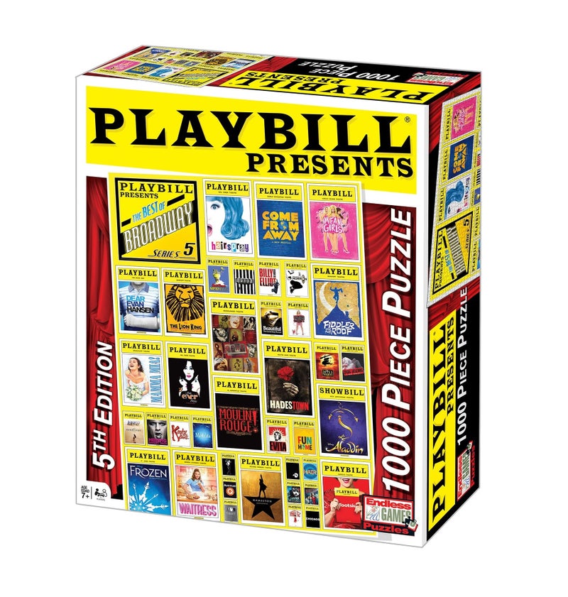 Endless Games Playbill Broadway Cover - 1000 Piece Jigsaw Puzzle - Image 2