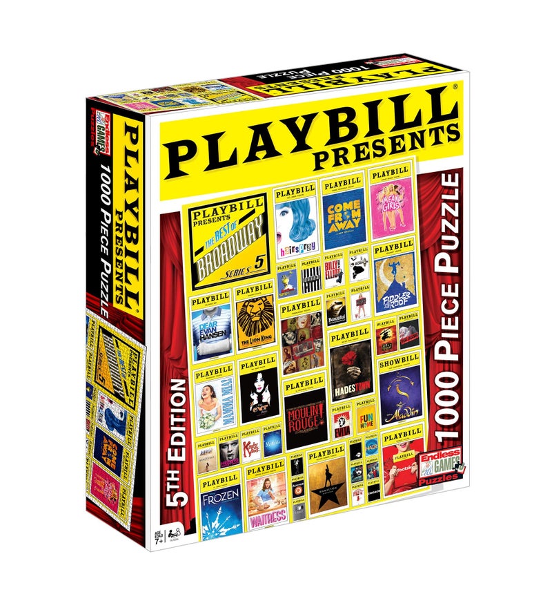 Endless Games Playbill Broadway Cover - 1000 Piece Jigsaw Puzzle - Image 1