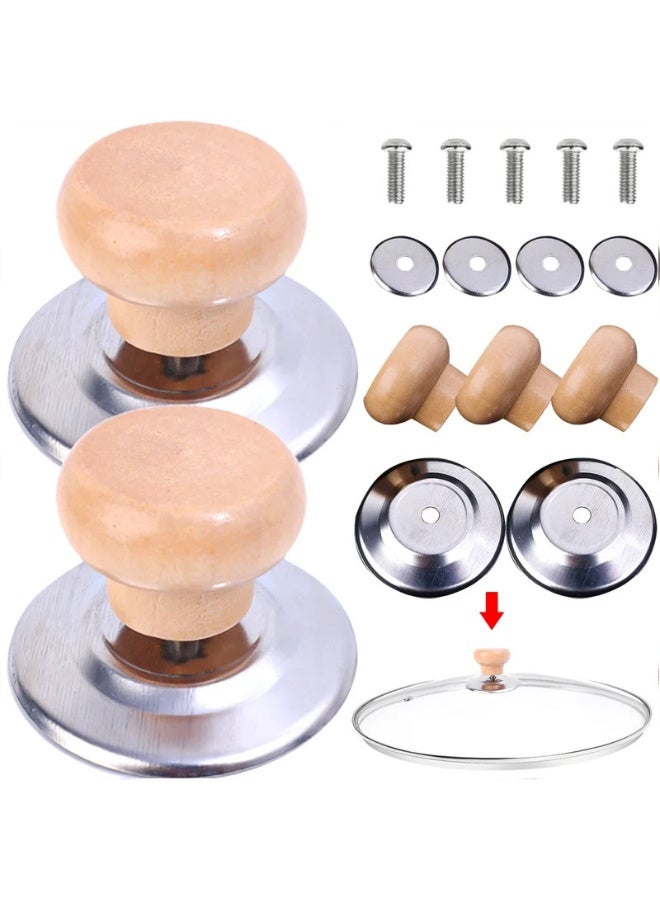 10Pcs Universal Pot Lid Handle Cookware Anti-Heat Hand Grip Pan Cover Replacement Lid Knob Handle Pot Caps Kitchen Accessories - Image 1
