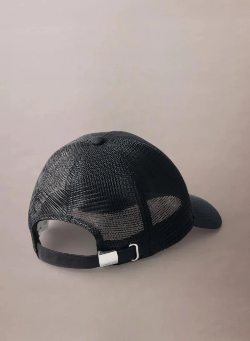 Calvin Klein Monologo Woven Patch Trucker Cap