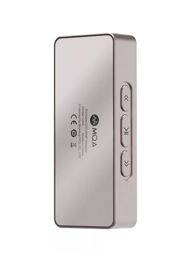 Ua4 - Portable Dac And Headphone Amplifier 32Bit 768Khz Dsd512 Mqa - Titanium