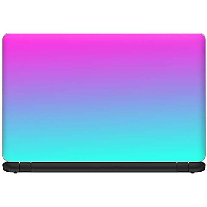 rayihni غطاء ملصق فينيل لابتوب 15 15.6 بوصة يناسب 13.3" 14" 15.6" 16" HP لينوفو أبل ماك ديل كومباك أسوس آيسر / تصميم أومبر أزرق تيل وردي بنفسجي تلاشي - Image 2