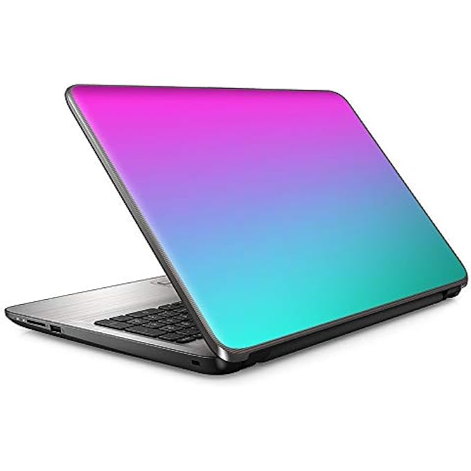 rayihni غطاء ملصق فينيل لابتوب 15 15.6 بوصة يناسب 13.3" 14" 15.6" 16" HP لينوفو أبل ماك ديل كومباك أسوس آيسر / تصميم أومبر أزرق تيل وردي بنفسجي تلاشي - Image 1