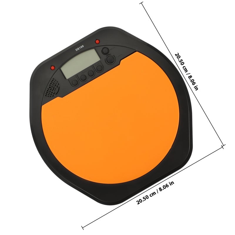Digital Electronic Drummer Training Practice Drum Pad Counting Metronome - Image 2