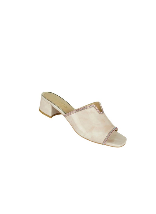 POLETTO Poletto Ladies Block Heel 54410 C1454 Pink  - Image 1
