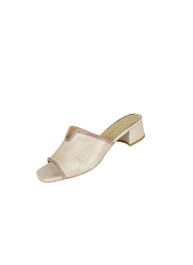 POLETTO Poletto Ladies Block Heel 54410 C1454 Pink  - Image 3