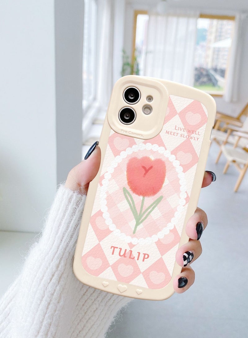 Loquat Flowers Silicone Soft Shell Apple Phone Case