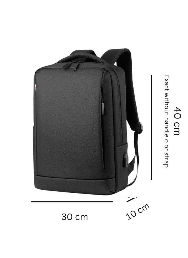 SamoDani Laptop Backpack Bag Men, Women, fits 15.6 inch, 16 inch, Black  - Image 2