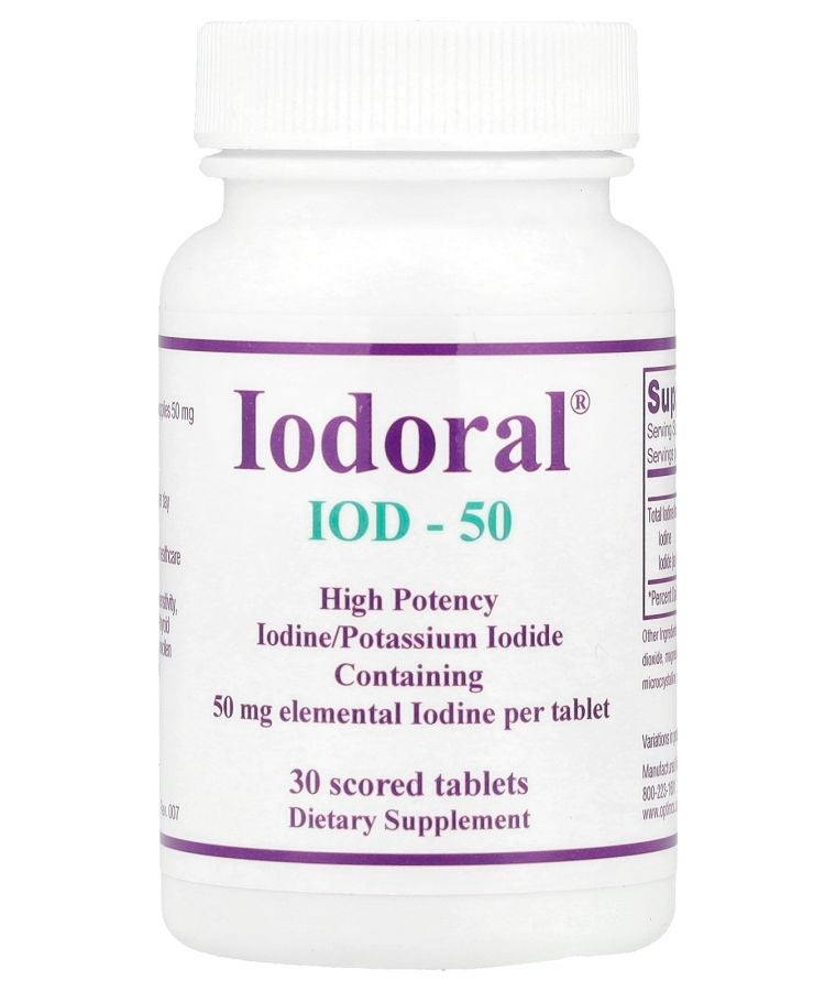 Optimox Iodoral® IOD-50 50 mg 30 Scored Tablets