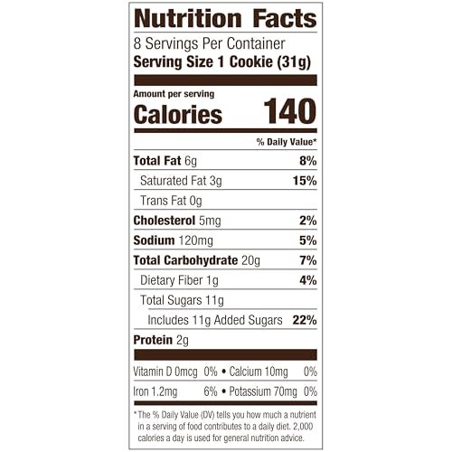 Pepperidge Farm Soft Baked Newport Dark Chocolate Cookies with Sea Salt, 8.6 Oz Bag (8 Cookies) - Image 4