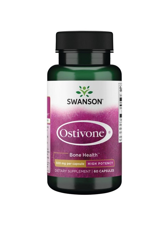 Swanson High Potency Ostivone 500 Milligrams 60 Capsules - Image 1