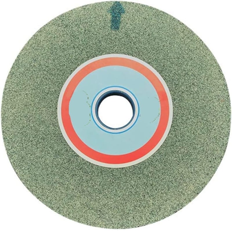 1pc Green Silicon Carbide Bench Grinding Wheel - 200mm x 32mm x 20mm for Tungsten Steel, Glass, and More(60 Grit) - Image 1