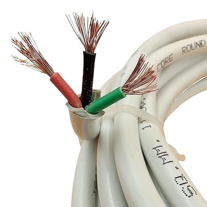 HOMETIC 3 Core Pure Copper Wire Cable 25MM For ACHome Domestic And Industrial Uses PVC Electrical AC Installation 7 Meter - Image 1