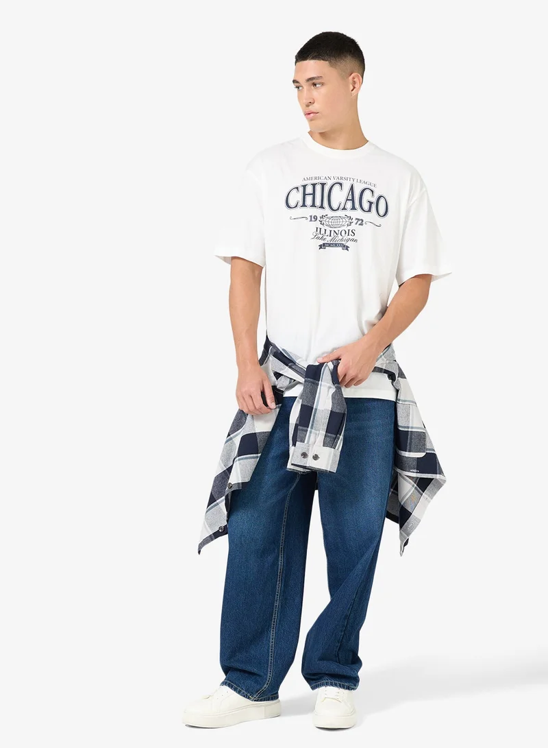 BRAVE SOUL  Oversized T-Shirt for Men | Best Price UAE