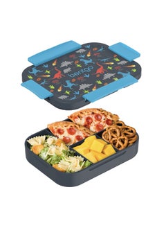 Bentgo Kids Prints 4 Compartment Slim Lunchbox  Dino  - Image 1