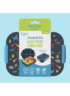 Bentgo Kids Prints 4 Compartment Slim Lunchbox  Dino  - Image 2