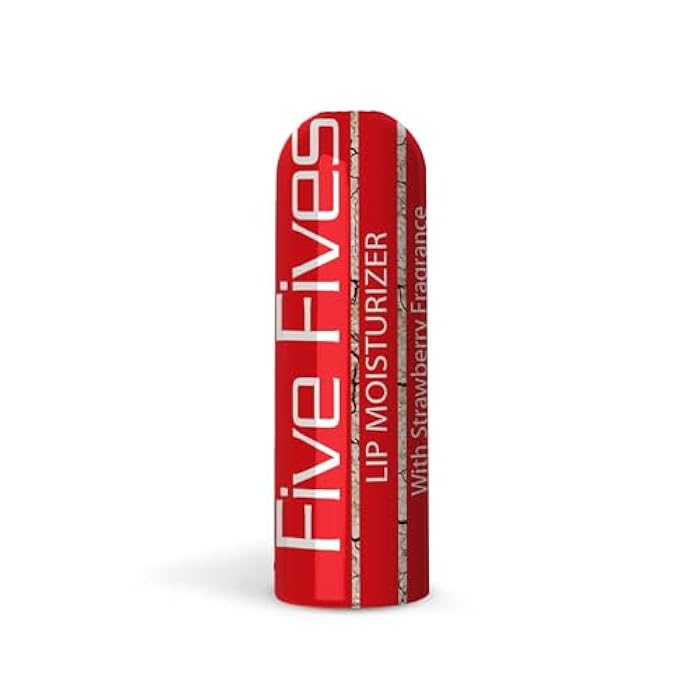 Five Fives Lip Moisturizer with Strawberry, 4 gm - Image 3