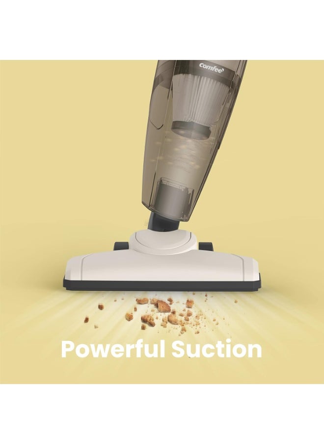 Comfee' Vacuum Cleaner 2 in 1 Handheld Stick Cleaner 5M Long Cord Lightweight Powerful 600W 16000Pa Suction 0.5L Large Capacity Excellent Central Filtration System for Car Home Kitchen Hair  - Image 2