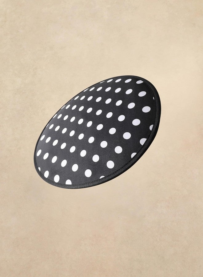 كوكو لاند قبعات كوكولاند النسائية الأنيقة - قبعة أنيقة لحفلات الشاي والكوكتيل، منقطة، مسطحة، بتصميم كلاسيكي، قبعة ديربي كنتاكي للحفلات، لون أسود - Image 2