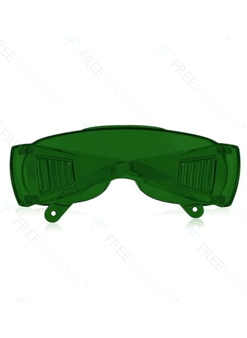 Simba IPL 200nm-2000nm Laser Eye Protection Glasses for Tanning, Laser Hair Removal, Red Light Therapy (Green) - Image 2