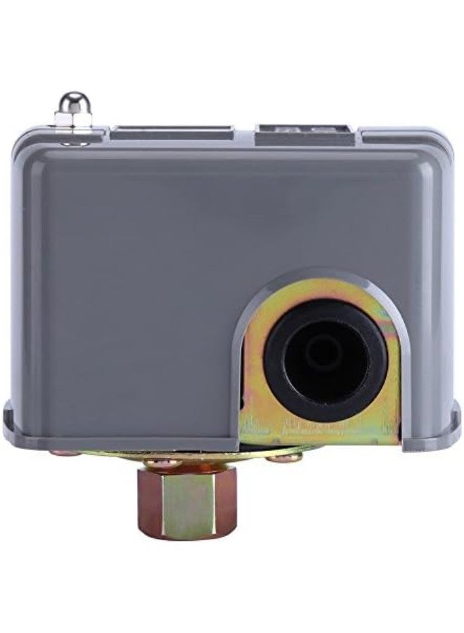 مفتاح التحكم في الضغط، 40-60Psi 110V-230V قابل للتعديل، مفتاح ضغط مزدوج نابض للتحكم في ضغط المياه، مفتاح ضغط مضخة لمضخة المياه، مفتاح ضغط للبئر للاستخدام في المنزل والحديقة  - Image 2