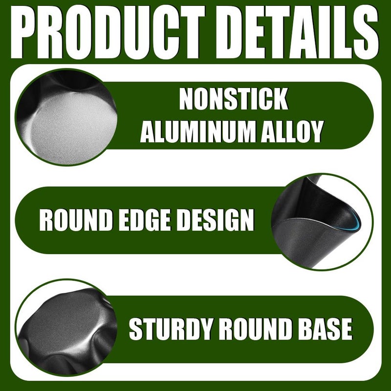 Non Stick Carbon Steel Tortilla Bowl Moulds 4 Pack for Baking Crispy Low Fat Taco Salads - Image 4