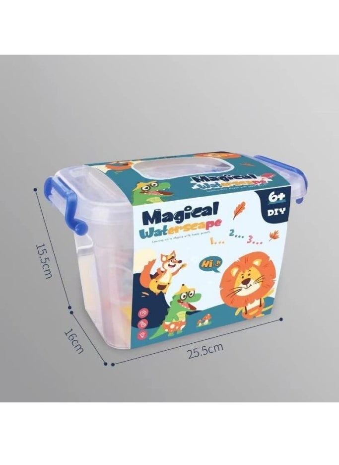 Magic Water Elf Beads Toy Set With Box DIY Maker Kit Jelly Sea Animal Creature Sensory Bin Set Toys For 3+Year Old Boys Girls Party Favors Goodie Bags Fillers Birthday Day Gifts And Prize  - Image 2